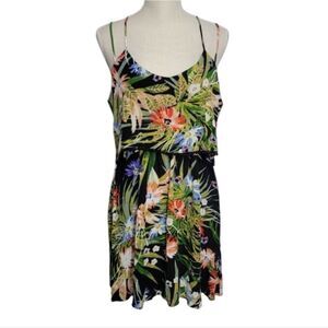 Haven mini tiered floral dress